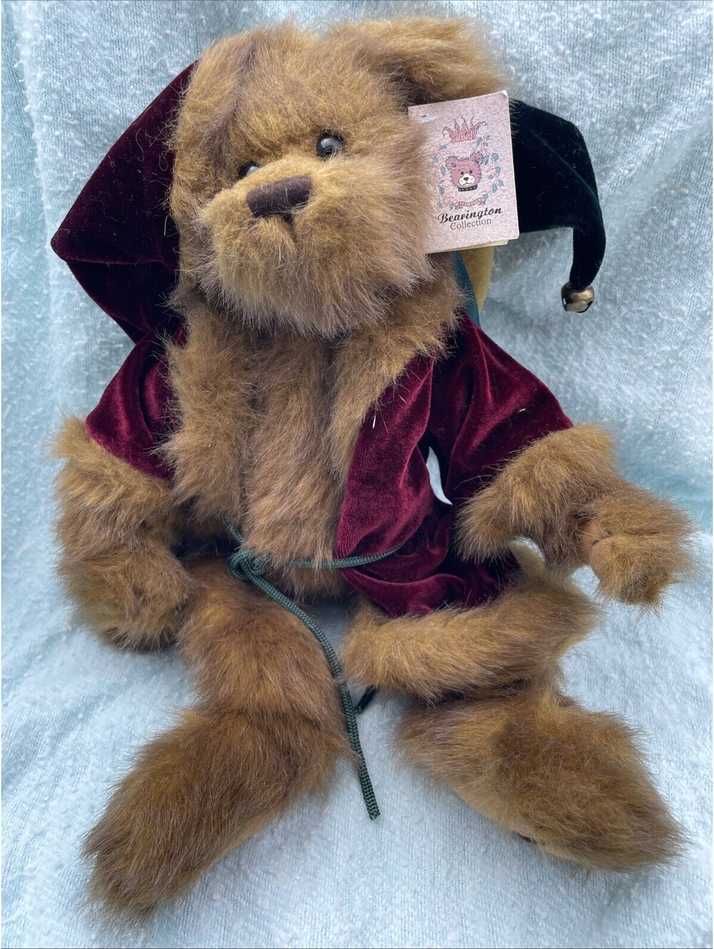 Bearington Collection "Nicholas" Teddy Bear  Style 1070 NWT New Christmas Santa